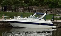 1990 Doral Monticello 270 sold by a marine boat and yacht broker in the  Pickering, Whitby, Bowmanville, Peterborough, Belleville, Trenton and Brighton areas of  Ontario Canada.